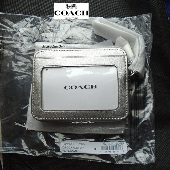 NWT Coach Nolita 19 In Denim with Rivets & Chained Id Case - Picture 14 of 16